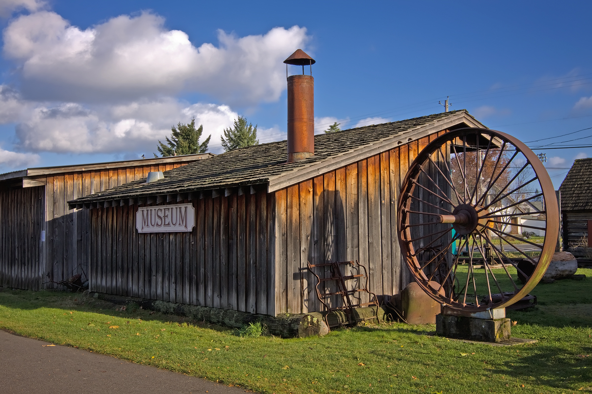 Historic depot building